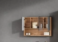 Шкаф за надмивка с огледало Vicco 6382, снимка 4