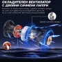 2025 LED диодни крушки H4 240W 12V/24V 350% светлина MINI, снимка 5