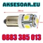 2 бр. нови Габаритни крушки BA9S 5 SMD 5050 Автомобилна LED вътрешна лампа крушка за номер и врата, снимка 7