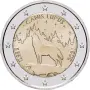 2 евро Естония 2021 Вълк UNC, снимка 1