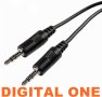 Кабел Стерео жак на стерео жак 3.5мм - 5 метра Digital One SP00058 Cable st.jack 3.5mm-M/M 5 m, снимка 2