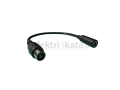 Адаптерен кабел DC 5.5 x 2.5 мм към RCA 10mm, снимка 2