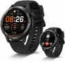 Смарт часовник AGM Legion с AMOLED дисплей 3,6 см, черен, снимка 1