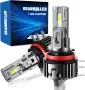 GEARROLLER H15 LED крушка за фарове, 28000LM, 6500K студено бяло, пакет от 2, снимка 1