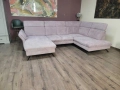 ПРОМОЦИЯ!!! П- образен ъглов диван от плат MM-ZE1162 - цвят люляк, снимка 8