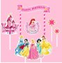 Дисни принцеси Disney Princess happy birthday топер топери сламки рожден ден украса торта парти , снимка 2