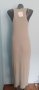 "Zara" резедава рипсена памучна рокля, унивресален размер / колие тип чокър , снимка 6