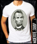 Тениска с щампа ABRAHAM LINCOLN, снимка 1 - Тениски - 36129987