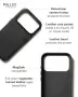 Кожен калъф Mujjo Wallet за iPhone 17 Pro с MagSafe, черен, снимка 3
