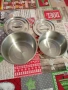 Комплект метални купички с капак, снимка 4