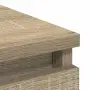 vidaXL Страничен шкаф, дъб сонома, 80x35x76 см, инженерно дърво, снимка 9