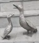 Бронзови посребрени патици, снимка 5