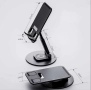 Поставка за телефон или таблет, 360 градусово въртене, за маса или бюро, Алуминий, снимка 2