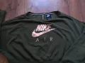 NIKE Air Cropped Zip back Sweatshirt Green - страхотна дамска блуза М, снимка 5