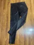 Нов кожен  висока талия тъмно кафяв  панталон тип клин, снимка 2