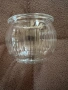 Стъклен свещник, снимка 1