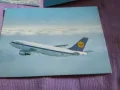 Картички самолети на Луфтханза нови винтидж 150х105мм В 737-В 727-А 380, снимка 2