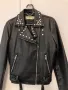 Черно еко кожа яке, снимка 3