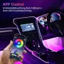 OMECO RGB LED Ambient Lighting – 4 м USB интериорно осветление за автомобил, снимка 5