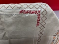 Недовършено! Каре за ръчна Българска бродерия 66х68 см., снимка 5