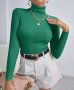 Поло блузка в зелено , снимка 1 - Блузи с дълъг ръкав и пуловери - 42216147