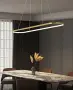 LED полилей за трапезария с дистанционно, димиране, 2700–7000K, снимка 4