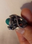 сребърен пръстен с тюркуаз , снимка 8