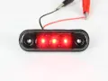 LED габарит 3 LED 88 mm 12-24V с червена светлина, снимка 2