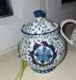 Керамичен комплект-захарничка и каничка, снимка 5