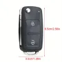 Кутия за ключ VW/Seat/Skoda 2 бутона и острие, за Passat, Golf, Polo, Eos, Jetta Beetle, Up, Tigua, снимка 6