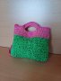 Плетена цветна чантичка, снимка 5