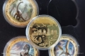 Монети 6 броя динозаври, 24к златно покритие , снимка 7