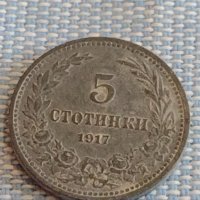 Монета 5 стотинки 1917г. Царство България за КОЛЕКЦИЯ ДЕКОРАЦИЯ 30530, снимка 3 - Нумизматика и бонистика - 44414644