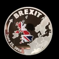 Монета UK Brexit Брекзит, снимка 2 - Нумизматика и бонистика - 39342624