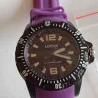 Мъжки часовник LORUS WATER RESIST много красив силиконова каишка - 26485, снимка 1 - Мъжки - 36134265