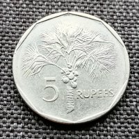 ❤️ ⭐ Монета Сейшели 2010 5 рупии ⭐ ❤️, снимка 1 - Нумизматика и бонистика - 38701901