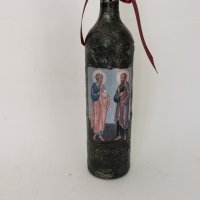 Бутилка за подарък Св.Св. Петър и Павел- НАЛИЧНА, снимка 1 - Икони - 35887456
