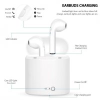 Безжични слушалки Блутут Bluetooth 5.0 i7S Wireless Earphones, снимка 4 - Bluetooth слушалки - 34145758