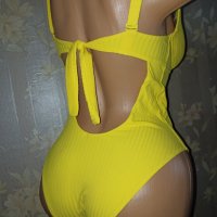 Calzedonia M-Цял бански в жълто тип бикина, снимка 9 - Бански костюми - 41326497