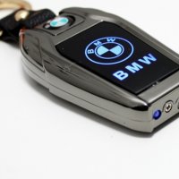 Луксозна USB запалка BMW с фенерче и ключодържател , снимка 7 - Запалки - 39370819