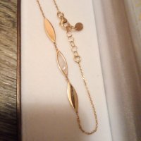 "Алтънбаш" златни гривна и обеци с естествени перли и седеф , снимка 12 - Обеци - 35187168