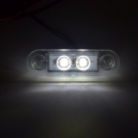 1 бр. LED ЛЕД габарити флаш с 2 SMD диода за ролбар бели , Полша, снимка 3 - Аксесоари и консумативи - 36076694