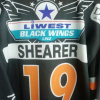 Liwest Black Wings Linz Shearer #19 хокейна тениска фланелка Jersey, снимка 3 - Тениски - 41388615