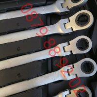 Комплект Звездогаечни  ключове с тресчотка с чупещо рамо, снимка 6 - Ключове - 42102877
