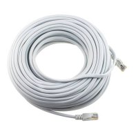 Кабел мрежов Nedis, кръгъл, UTP, LAN, PATCH, RJ45 8pin(м), CAT6, 15m, снимка 1 - Кабели и адаптери - 42646397