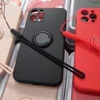 Xiaomi,iPhone,Samsung луксозен силикон РИНГ с връзка за ръка, снимка 8 - Калъфи, кейсове - 34617186