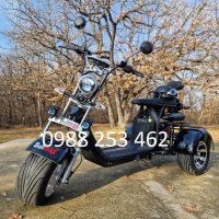 Електрическа триколка HARLEY BLACKSTAR 3000 + каска + симулатор, снимка 13 - Мотоциклети и мототехника - 40161809