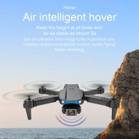 § Нови 3 цвята E99 PRO Dron 4k HD 2 камери WIFI FPV Въздушна фотография избягва препятствия Вносител, снимка 13 - Дронове и аксесоари - 39848736