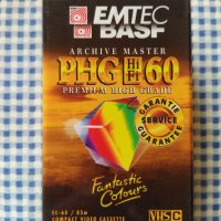 BASF Emtec PHG 60 касети за видеокамера, снимка 2 - Чанти, стативи, аксесоари - 40269120
