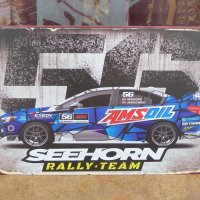 Rally team Subaru Seehorn метална табела кола рали Субару, снимка 1 - Декорация за дома - 42593445